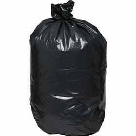 Genuine Joe GJO01533 Heavy Duty Low-Density Puncture Resistant Trash Bag, 33 gallon Capacity, 1.50 mil Thickness, Black (Box of 100)