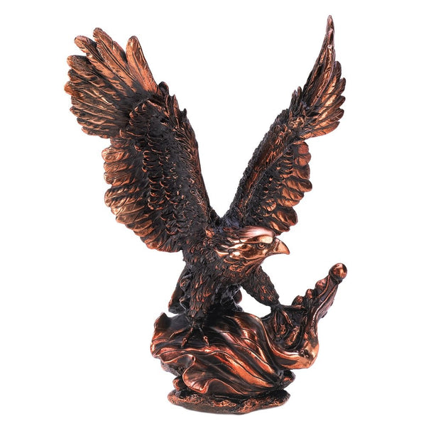 Gifts & Decor Majestic Eagle in Flight Bird Statue Figure Home Decor