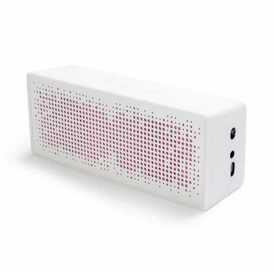 a.m.p SP1 Portable Bluetooth Speaker, White