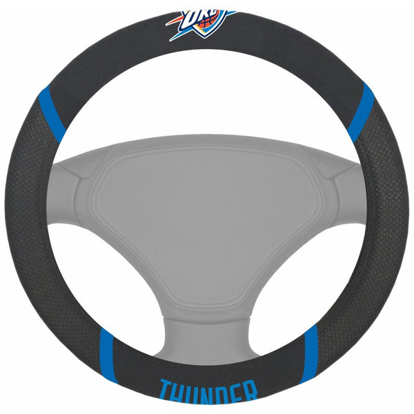 FANMATS 14873 NBA Oklahoma City Thunder Polyester Steering Wheel Cover