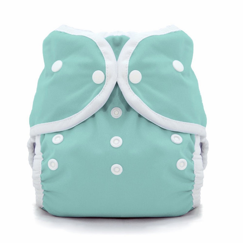 Thirsties Duo Wrap Cloth Diaper Cover - Aqua - Size 2 - Snap