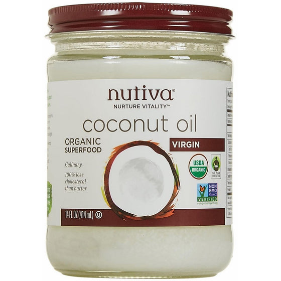 Nutiva Organic Virgin Coconut Oil - 14 Oz