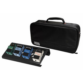 Gator Cases GPB-LAK-1 Aluminum Pedal Board with Carry Bag, Small, Stealth Black