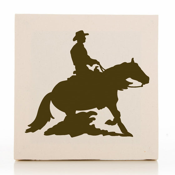 Sweet Potato Happy Trails Wall Art, Cowboy