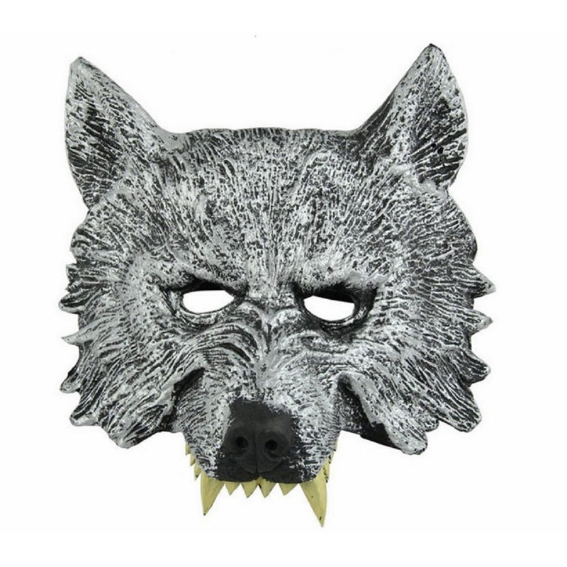 Himine Halloween Gray Wolf's Head Mask