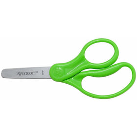Westcott Right or Left Handed Kids Scissors, 5-Inch. Blunt, Assorted Colors (13130)