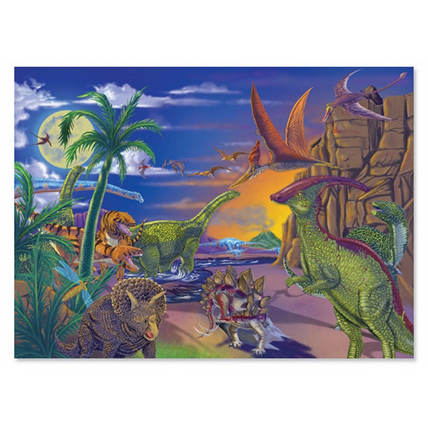 Melissa & Doug 60 Piece Land of Dinosaurs Jigsaw Puzzle