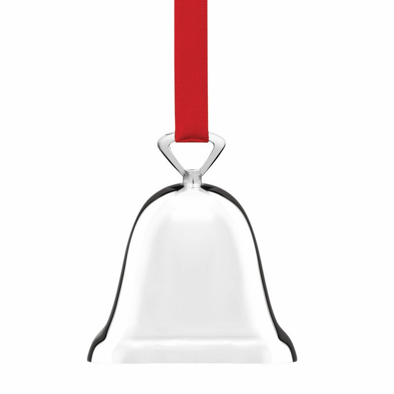 Reed & Barton Plain Silver-Plated Christmas Bell Ornament