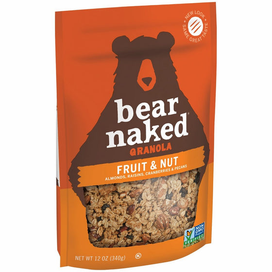 Bear Naked Granola Pouches, Fruit and Nutty, 12 Ounce (Pack of 6)