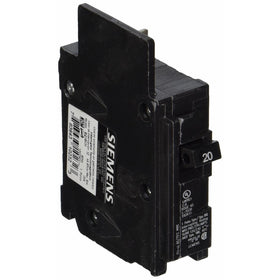 Siemens BQ1B020 20-Amp Single Pole 120-Volt10KAIC Lug In/Lug Out Breaker