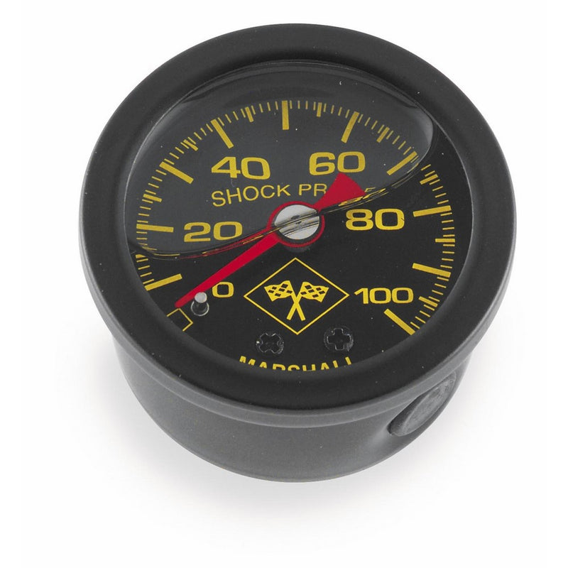 Bikers Choice Oil Pressure Gauge 0-100 PSI Black SS for Harley
