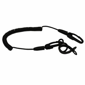 Scotty #130-BK Safety Leash with Flexcoil