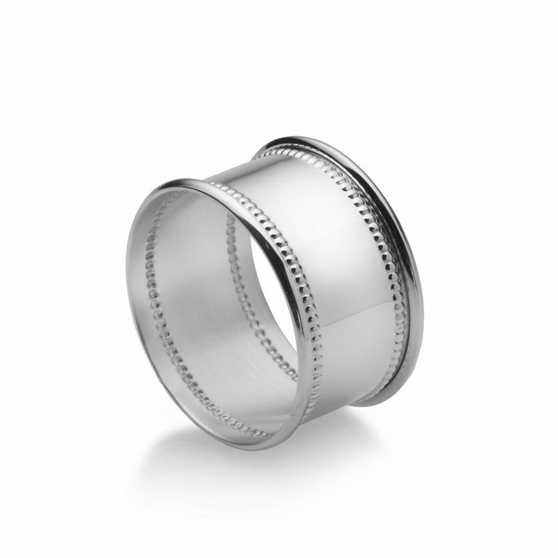 EMPIRE 209BD Silver Beaded Napkin Ring