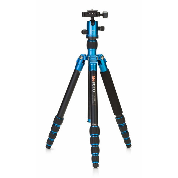 MeFOTO Classic Aluminum Roadtrip Travel Tripod/Monopod Kit - Blue (A1350Q1B)