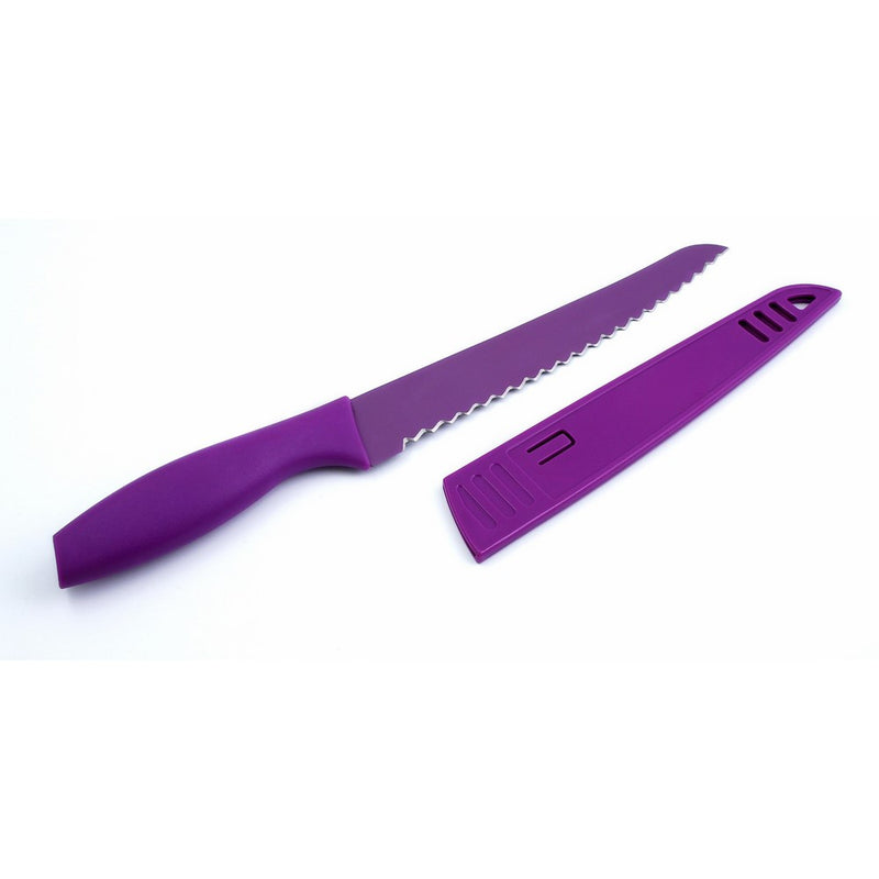 Hampton Forge Tomodachi Bread Knife, 8-Inch, Purple, HMC01A597A