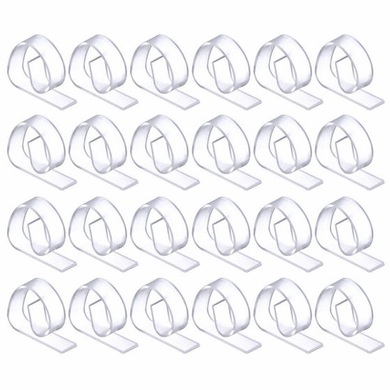 72 Plastic Tablecloth Clips (Receive 72 Per Order) (CLEAR, 1)