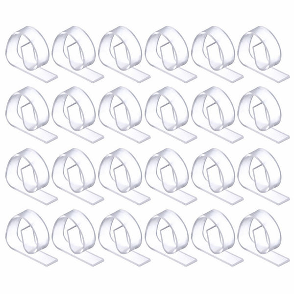 72 Plastic Tablecloth Clips (Receive 72 Per Order) (CLEAR, 1)