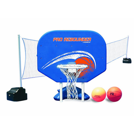 Poolmaster 72775 Pro Rebounder Poolside Basketball/Volleyball Game Combo