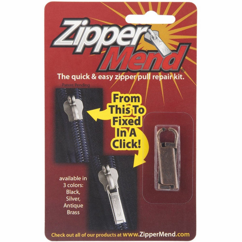 ZipperMend Antique Bronze