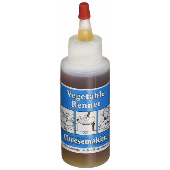 1 X Liquid Vegetable Rennet - 2 oz.