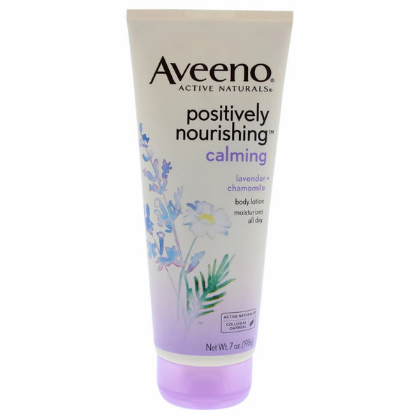 Aveeno Positively Nourishing Lavender And Chamomile Calming Body Lotion, 7 Oz