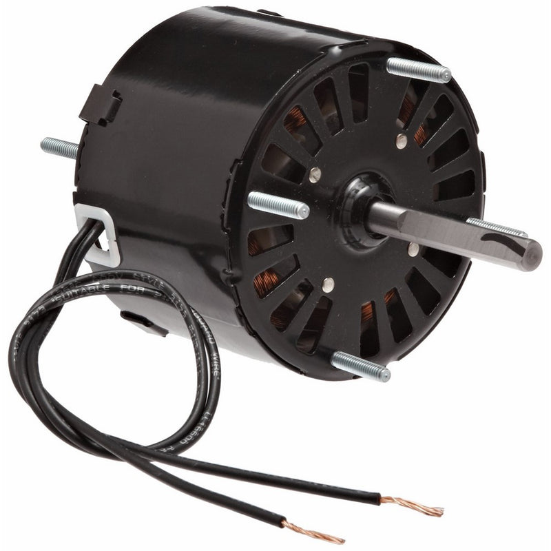Fasco D126 3.3" Frame Open Ventilated Shaded Pole General Purpose Motor with Sleeve Bearing, 1/40HP, 1500rpm, 115V, 60Hz, 1.1 amps