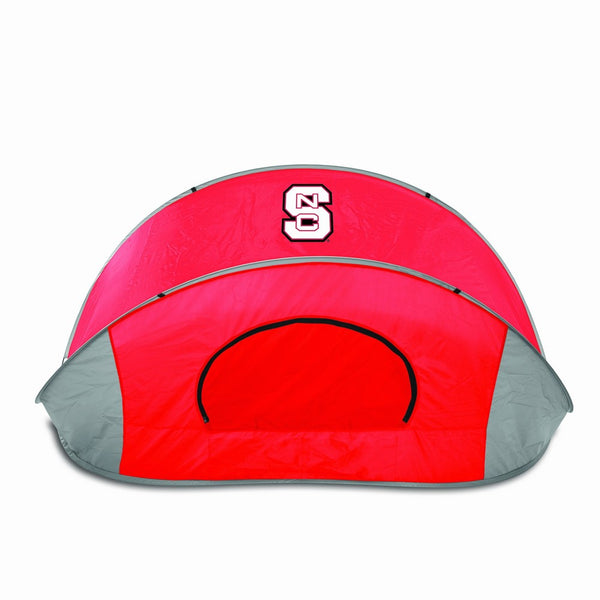 NCAA North Carolina State Wolfpack Manta Portable Pop-Up Sun/Wind Shelter, Red
