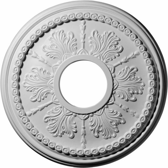 Ekena Millwork CM13TI 13 7/8-Inch OD x 3 3/4-Inch ID x 1 1/4-Inch Tirana Ceiling Medallion