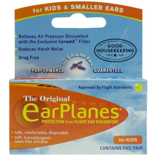 EarPlanes Ear Plugs Kid's Small Size 1 Pair