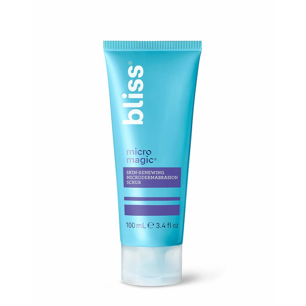 Bliss Micro Magic | Skin-renewing Microdermabrasion Scrub | Straight-from-the-Spa | Tightens Pores & Brightens Skin | Paraben Free, Cruelty Free | 3.4 fl oz