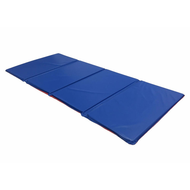 KinderMat Basic Rest Mat, 5/8 Inch Size, Red/Blue, 4-Section, KM100
