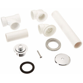 Jones Stephens B07058 Polished Chrome Push Pull Standard PVC Full Kit