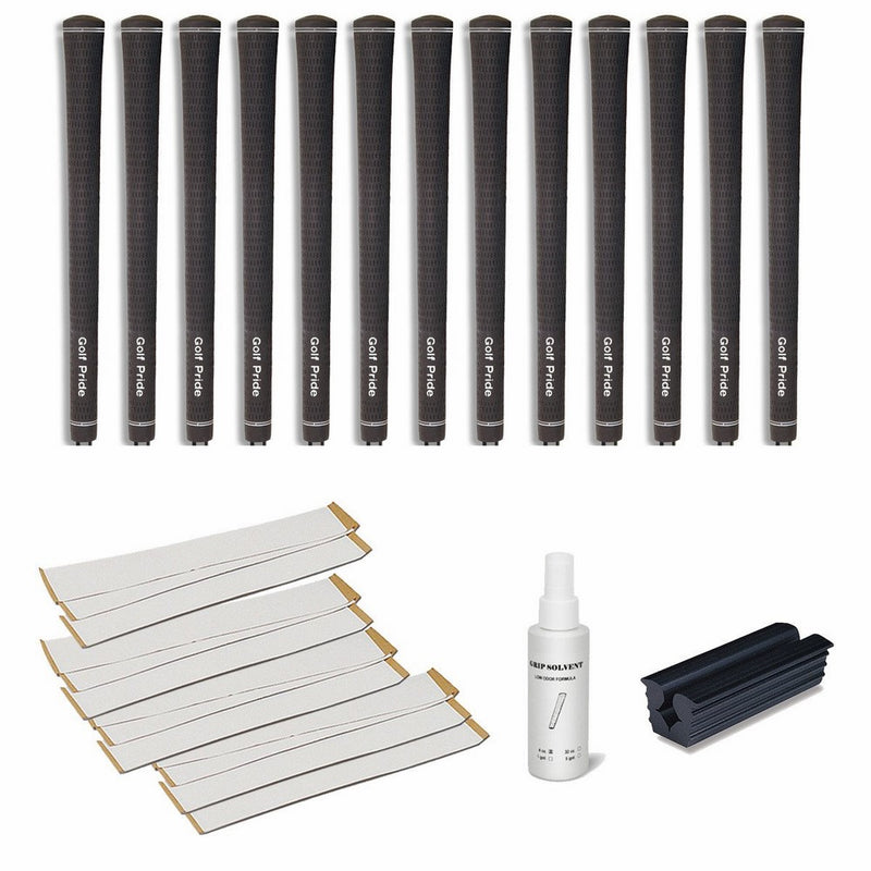 Golf Pride Tour Velvet Undersize 0.580 Ribbed Grip Kit (13-Piece)