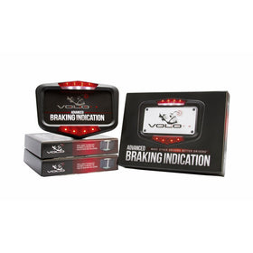 Vololights Motorcycle Brake Lights Indicates Braking From Engine Braking and Downshifting, Easy 5 Minute Installation, Waterproof and Rugged Design, Matte Black Finish