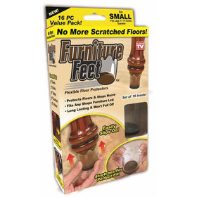 Furniture Feet Stretchable Furniture Slider Pads SMALL 16 Piece Value Pack