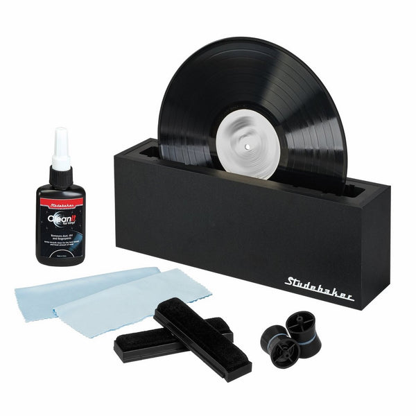 Vinyl Record Cleaning System with Cleaning Solution and Soft Pads Included