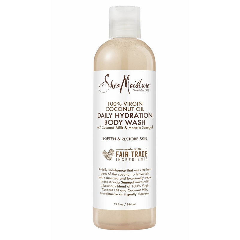 Shea Moisture 100% Virgin Coconut Oil Daily Hydration Body Wash 13 oz