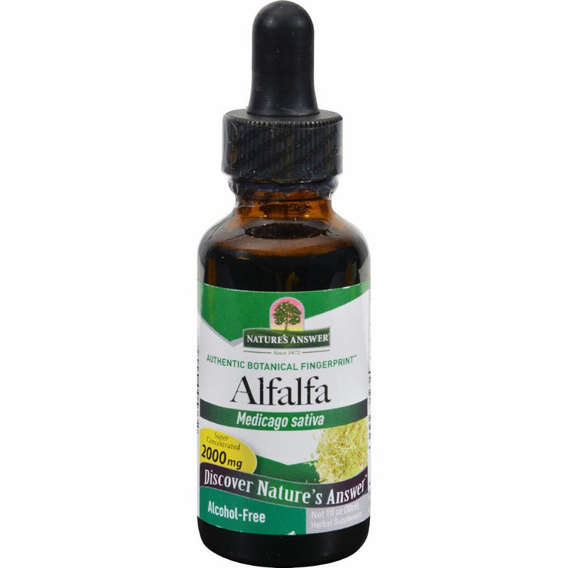 Nature's Answer Alcohol-Free Alfalfa Herb, 1-Fluid Ounce