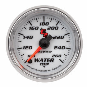 Auto Meter 7155 C2 Full Sweep Electric Water Temperature Gauge