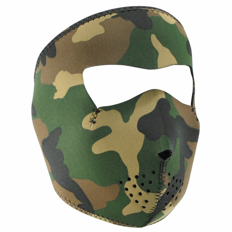 Zanheadgear WNFM118 Neoprene Full Face Mask, Woodland Camo