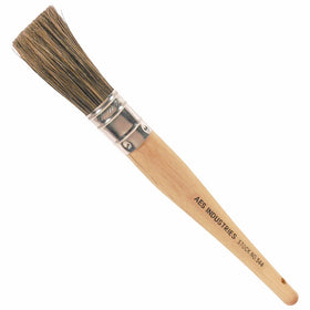 10.5" Automotive Cleaning Brush with Dense Solvent Resistant Natural Hair Bristles