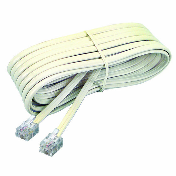 Softalk 48106 Phone Line Cord 7-Feet Ivory Landline Telephone Accessory