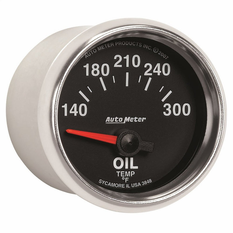 Auto Meter 3848 GS 2-1/16" 140-300 F Short Sweep Electric Oil Temperature