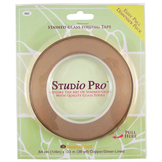 Studio Pro 1/4-Inch Silver Lined Copper Foil