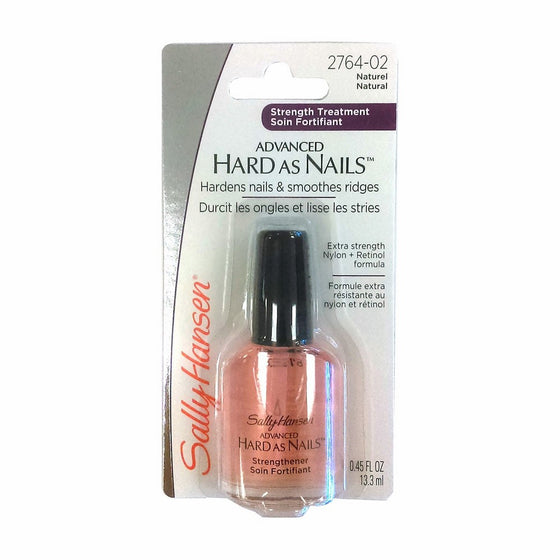 Sally Hansen Advanced Hard As Nails Nail Enamel With Nylon - Natural - 0.45 oz