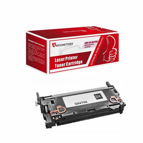 Awesometoner Remanufactured Replacement Laser Toner Cartridge for Hewlett Packard Q6470A (HP 501A) Black