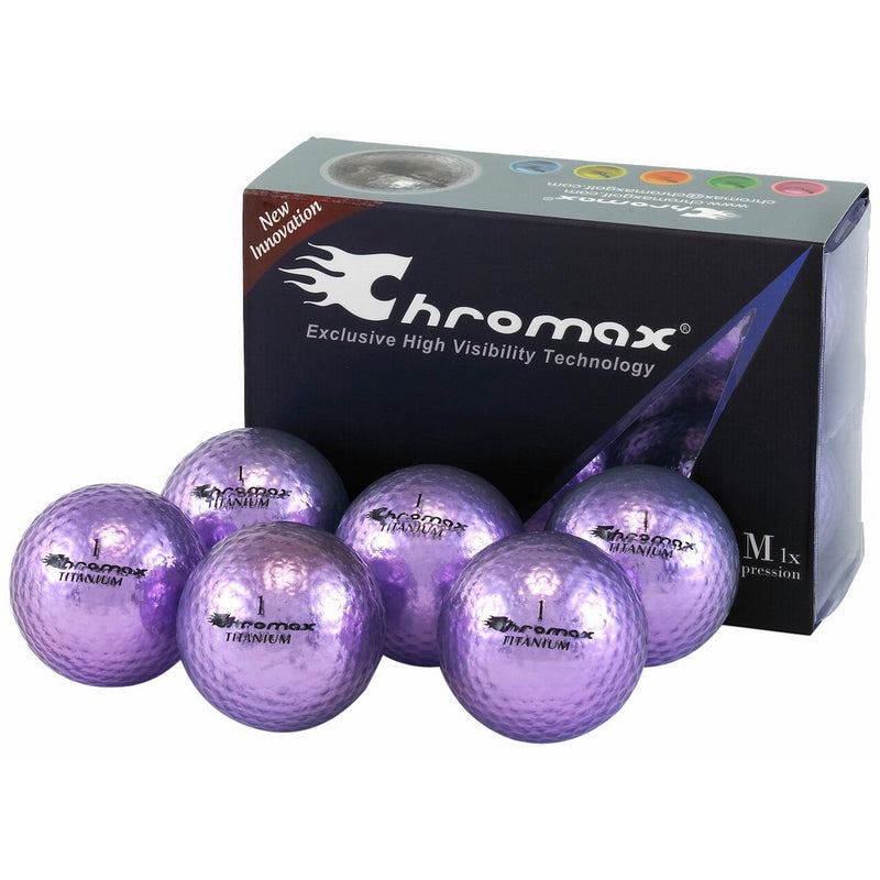 Chromax M1 Golf Balls (Purple), Pack of 6