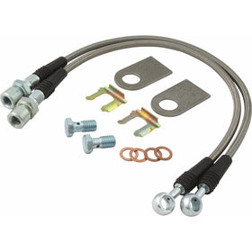 Allstar ALL42032 Stainless Steel Brake Hose Kit for GM Metric Brake Vehicles