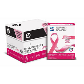 HP Printer Paper, Multipurpose20, 8.5 x 11, Letter, 20lb, 96 Bright, 2,500 Sheets / 5 Ream Carton (115100PC) Made In The USA