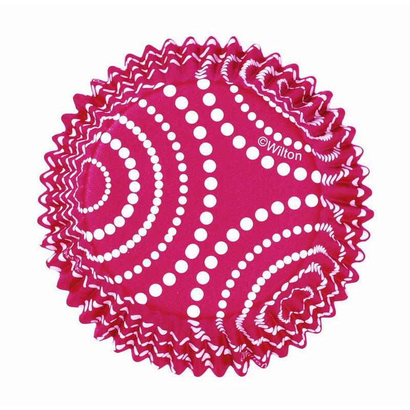 Wilton ColorCups Red Circle Dots Standard Baking Cups, 36 Count
